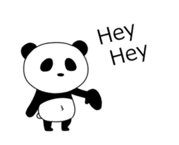 ultra high speed motion panda EG sticker #14851725