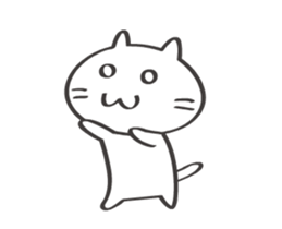 It moves Restless cat sticker #14852648