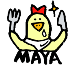 I am Maya ! sticker #14853458