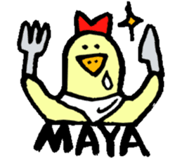 I am Maya ! sticker #14853458