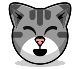 Kitty Cat Stickers - Feline Emoji sticker #14853482