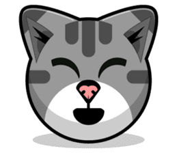 Kitty Cat Stickers - Feline Emoji sticker #14853482