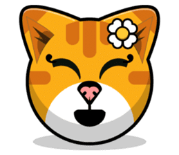 Kitty Cat Stickers - Feline Emoji sticker #14853483