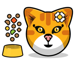 Kitty Cat Stickers - Feline Emoji sticker #14853493