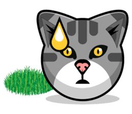 Kitty Cat Stickers - Feline Emoji sticker #14853494