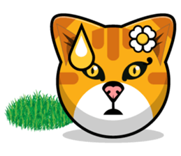 Kitty Cat Stickers - Feline Emoji sticker #14853495