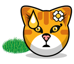Kitty Cat Stickers - Feline Emoji sticker #14853495