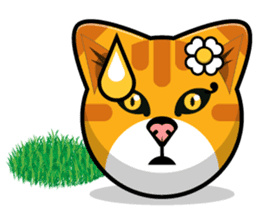 Kitty Cat Stickers - Feline Emoji sticker #14853495