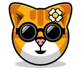 Kitty Cat Stickers - Feline Emoji sticker #14853499