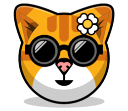 Kitty Cat Stickers - Feline Emoji sticker #14853499