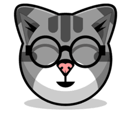 Kitty Cat Stickers - Feline Emoji sticker #14853500