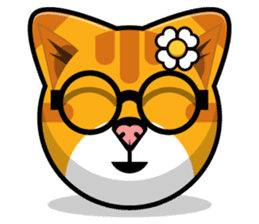 Kitty Cat Stickers - Feline Emoji sticker #14853501