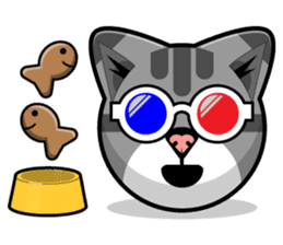 Kitty Cat Stickers - Feline Emoji sticker #14853502