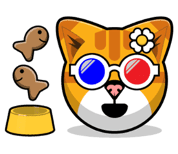 Kitty Cat Stickers - Feline Emoji sticker #14853503