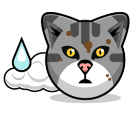 Kitty Cat Stickers - Feline Emoji sticker #14853506