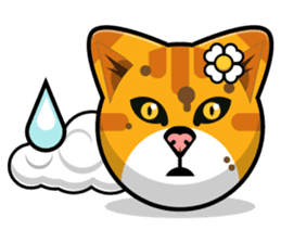 Kitty Cat Stickers - Feline Emoji sticker #14853507