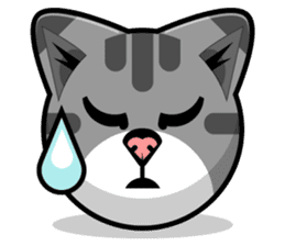 Kitty Cat Stickers - Feline Emoji sticker #14853508