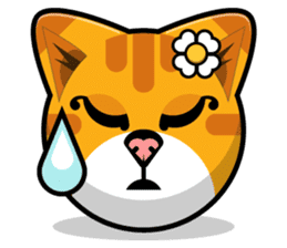 Kitty Cat Stickers - Feline Emoji sticker #14853509