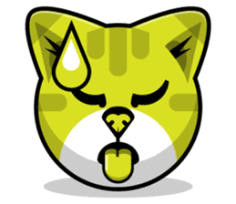 Kitty Cat Stickers - Feline Emoji sticker #14853510