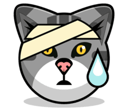 Kitty Cat Stickers - Feline Emoji sticker #14853512