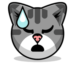 Kitty Cat Stickers - Feline Emoji sticker #14853514