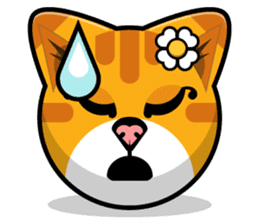 Kitty Cat Stickers - Feline Emoji sticker #14853515