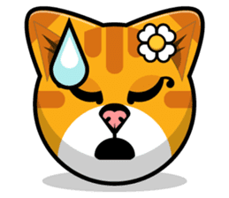 Kitty Cat Stickers - Feline Emoji sticker #14853515