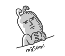 MASUMI's basic pack,cute rabbit sticker #14855901