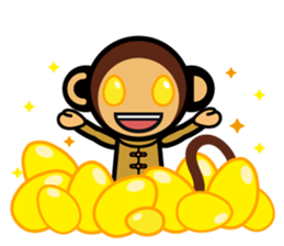 SIMIAN & Friends Collection - Rooster sticker #14856481