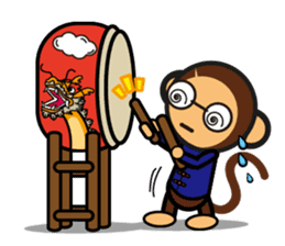 SIMIAN & Friends Collection - Rooster sticker #14856484