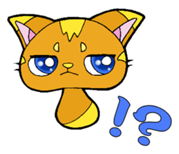 mushroom cat "Kineko" sticker #14856954