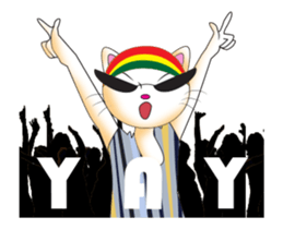 Sweetheart Cat 5- happy holidays sticker #14857113