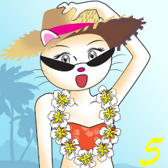 Sweetheart Cat 5- happy holidays