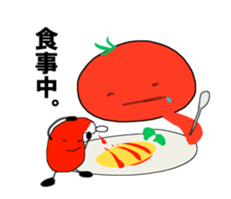 Daily life in Tomakawa and Ketchuplin sticker #14858468