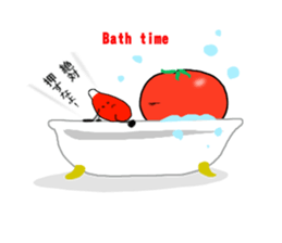 Daily life in Tomakawa and Ketchuplin sticker #14858469