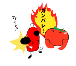 Daily life in Tomakawa and Ketchuplin sticker #14858484