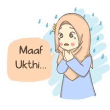 Azmeela Hijab : Happy Shopping sticker #14858776