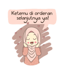 Azmeela Hijab : Happy Shopping sticker #14858780