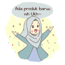Azmeela Hijab : Happy Shopping sticker #14858782
