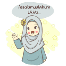 Azmeela Hijab : Happy Shopping sticker #14858784