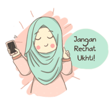 Azmeela Hijab : Happy Shopping sticker #14858786