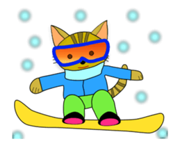 Animation happy cat "FUKU" third series sticker #14858850