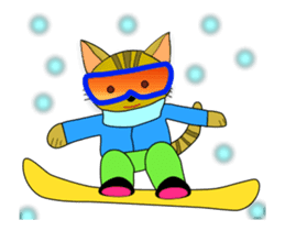 Animation happy cat "FUKU" third series sticker #14858850
