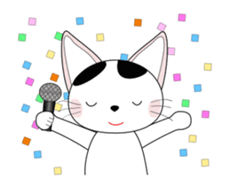 Animation happy cat "FUKU" third series sticker #14858859