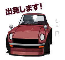 I drive a sports car! sticker #14858862