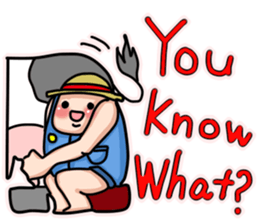 Blemmyae Farmer English Sticker sticker #14859056