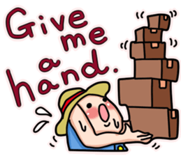 Blemmyae Farmer English Sticker sticker #14859058