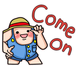 Blemmyae Farmer English Sticker sticker #14859060