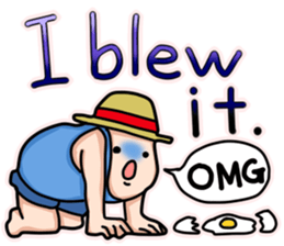 Blemmyae Farmer English Sticker sticker #14859073