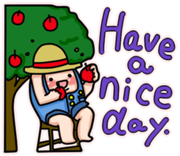 Blemmyae Farmer English Sticker sticker #14859078